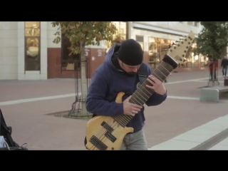 guitarist-improviser surprised bryansk citizens with a 12-string bass that can replace an orchestra