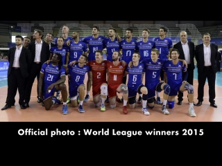 pranker posed for a photo with the french volleyball team